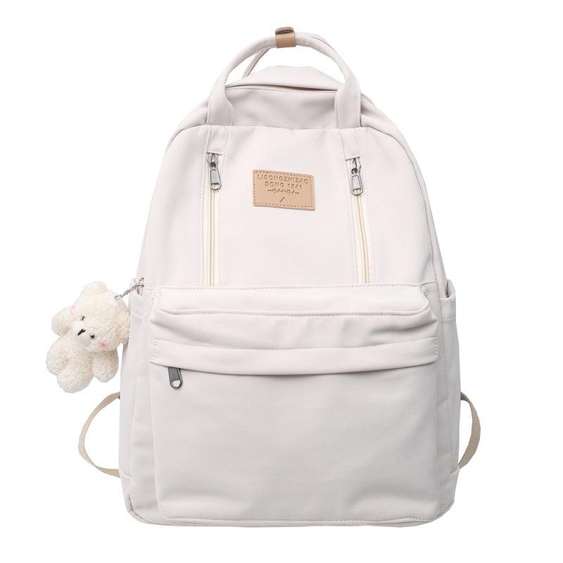Cool Double Zipper Tote Backpacks