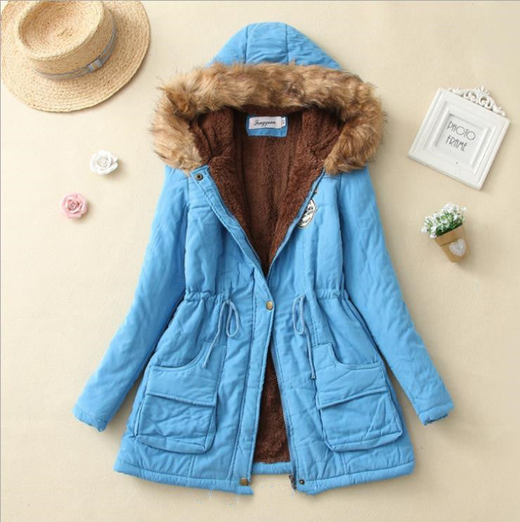 Fengyuan Fur Hooded Coats
