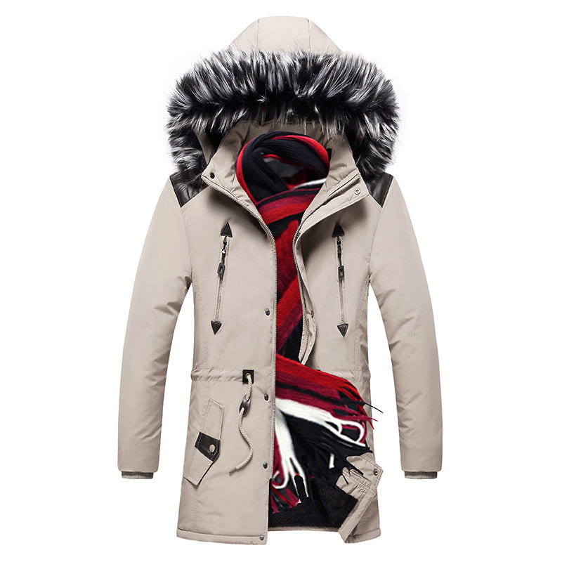 Fur Collar Hooded Coats