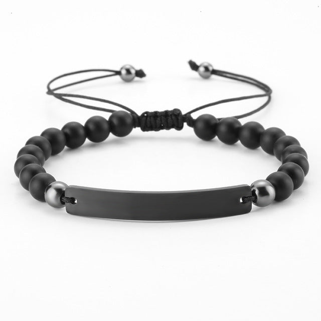 Beaded Adjustable Bar Bracelets