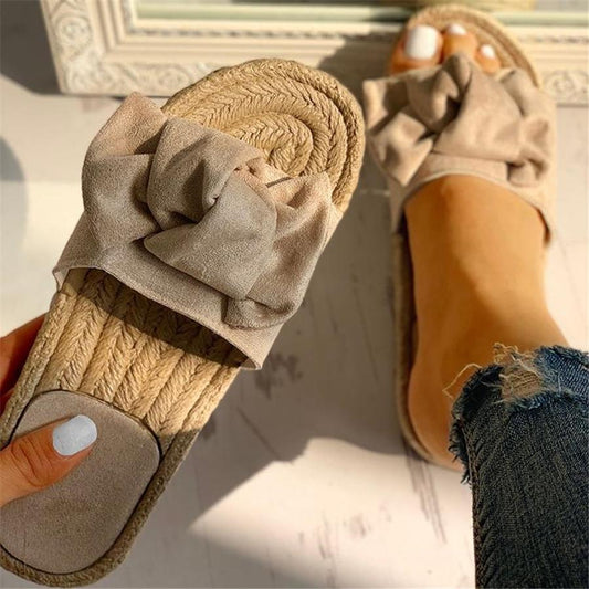 Bow Slipper Slide Sandals
