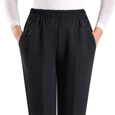 Women's Loose High Stretch Fiber Trousers