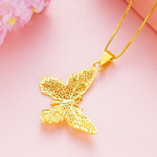 Butterfly Pendant Necklaces