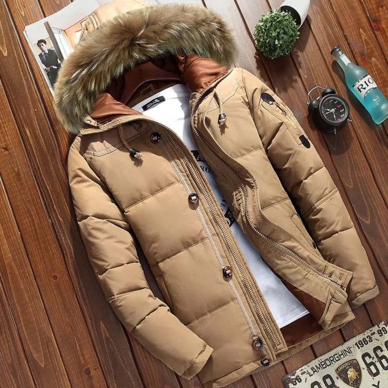 Fur Collar Hooded Coats