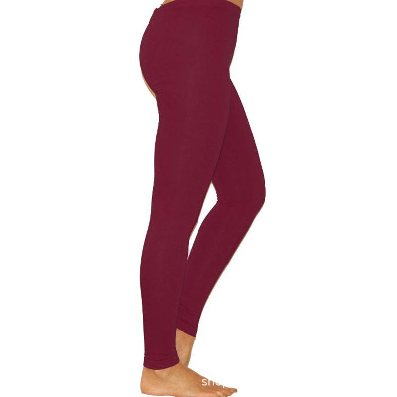 European & American Stretch Nine-Point Leggings