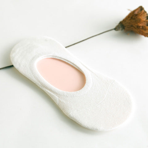 Women's Solid Color Low Cut Boat Socks