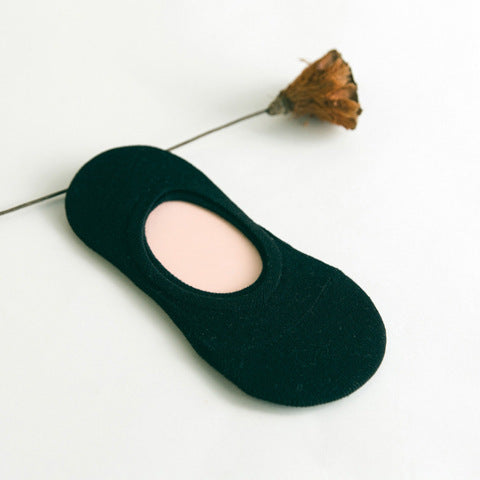 Women's Solid Color Low Cut Boat Socks