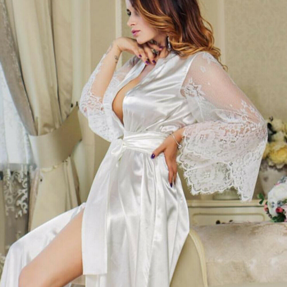 Lace Robe Bathrobes/Nightgowns/Sleepwears/Pyjamas
