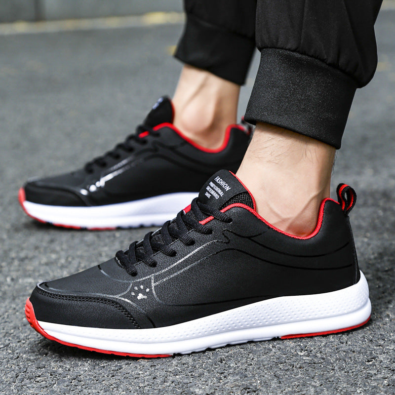 Fashion Leather Running Shoes