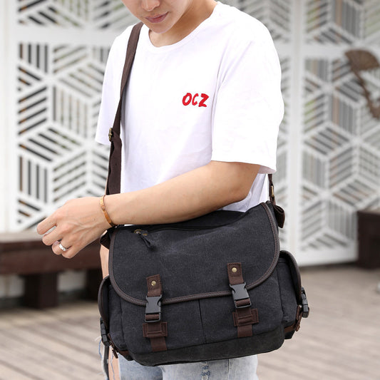 Men's Canvas Messenger Bags