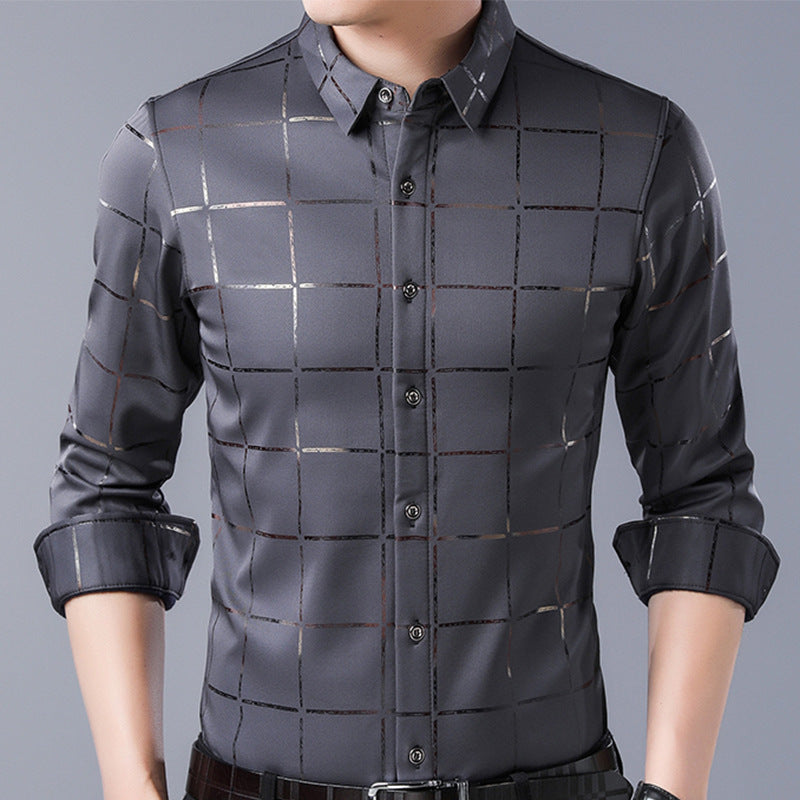 Checked Long Sleeve Shirts