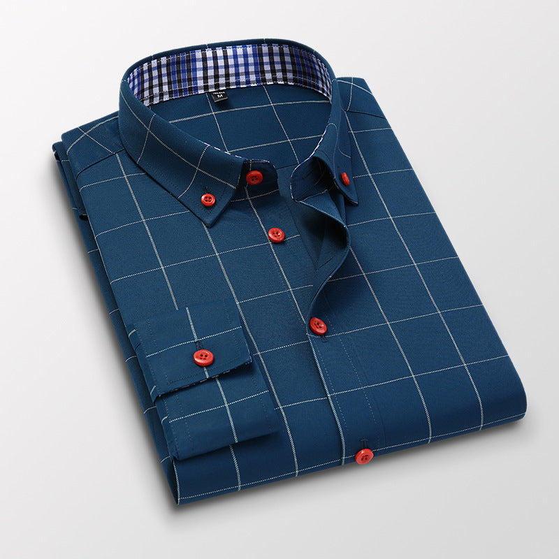 Fall Casual Slim Fit Long Sleeve Shirts