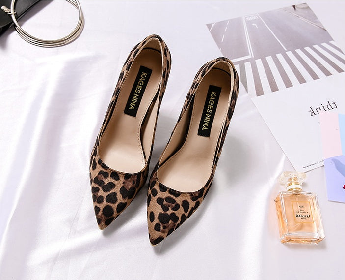 Kages Nina Leopard Heels