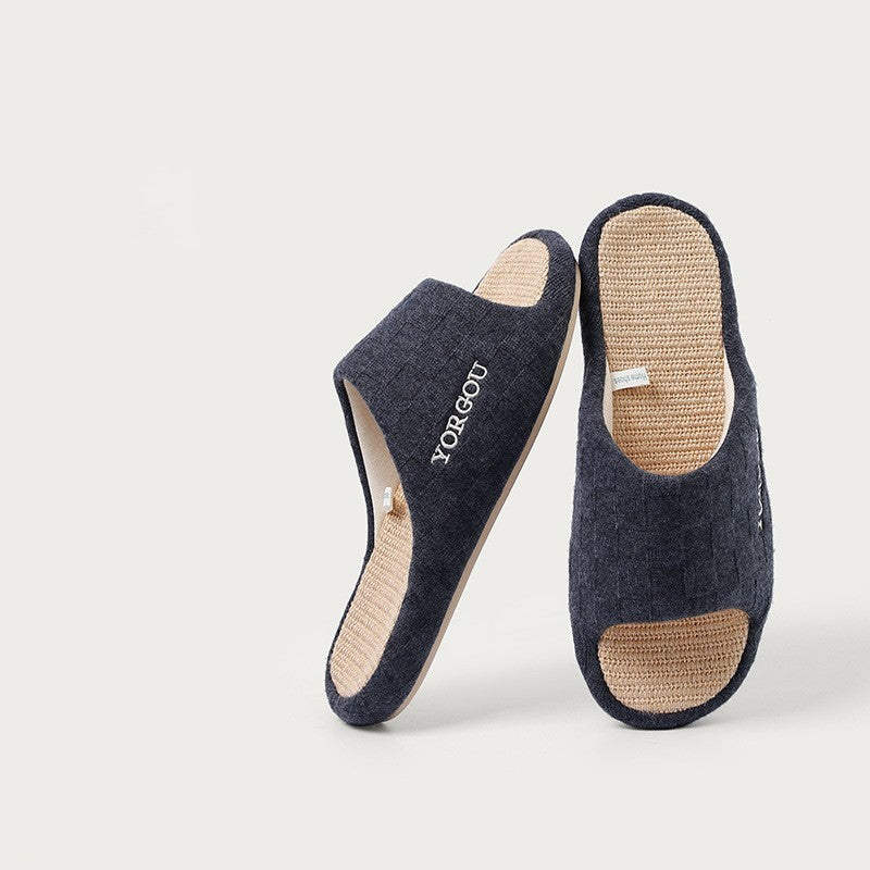Yorgou Linen Slippers