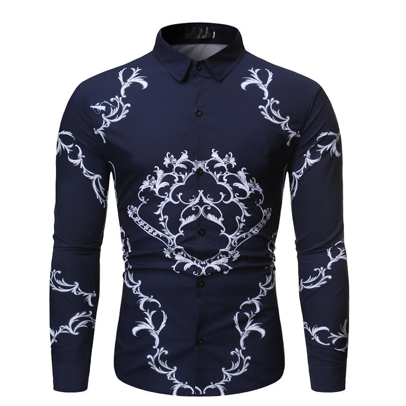 Slim Fit Casual Long Sleeve Shirts
