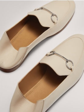 Cream Ballet Flats