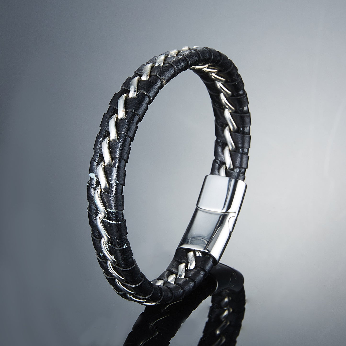 Woven Leather Bracelet