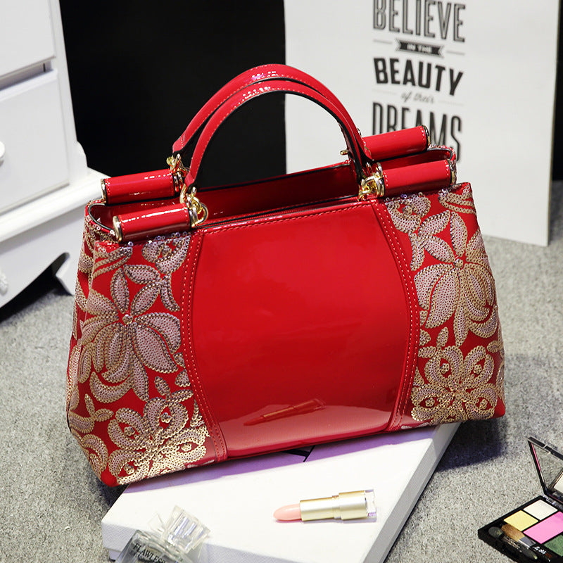 Leather Shiny Handbags