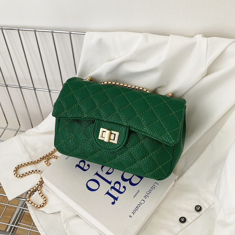 Chained Crossbody Flap Bags