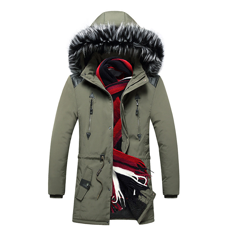 Fur Collar Hooded Coats