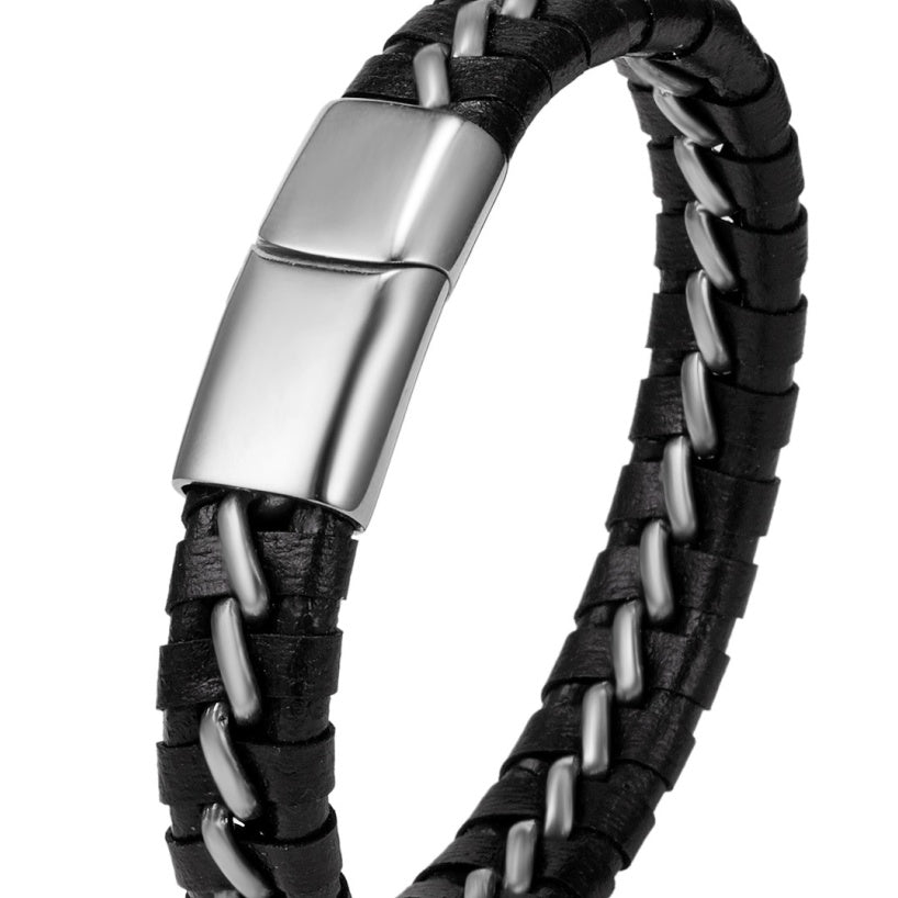 Woven Leather Bracelet