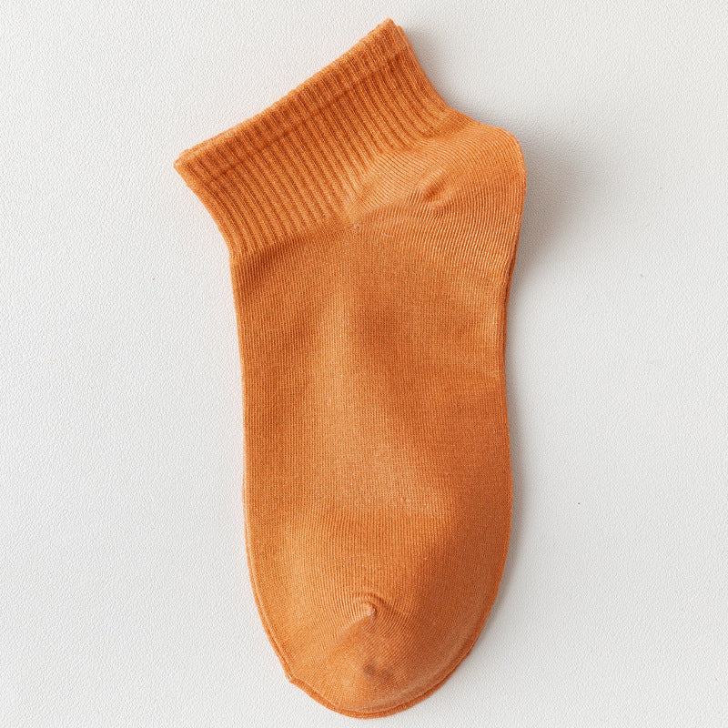 Ladies Summer Thin Polyester Cotton Boat Socks
