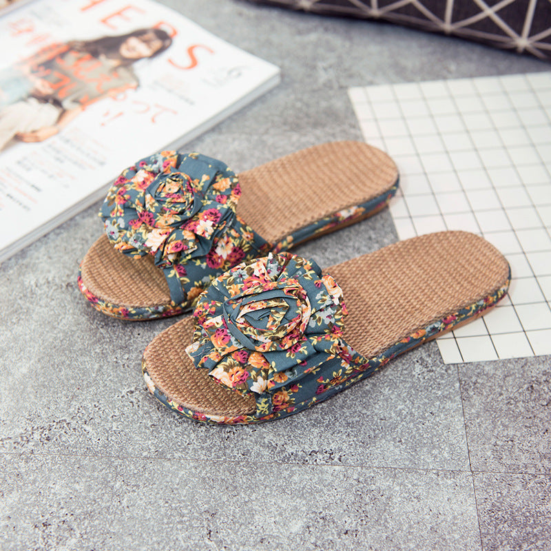 Floral Slippers