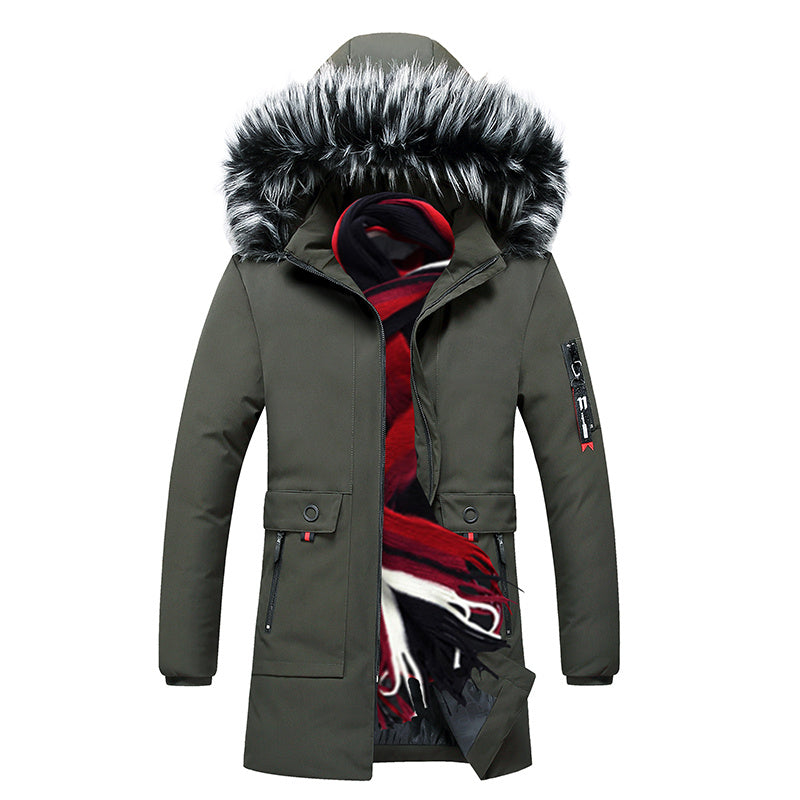 Fur Collar Hooded Coats