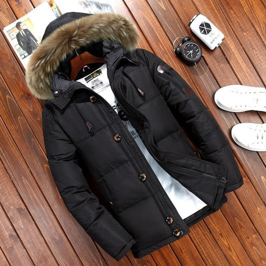 Fur Collar Hooded Coats