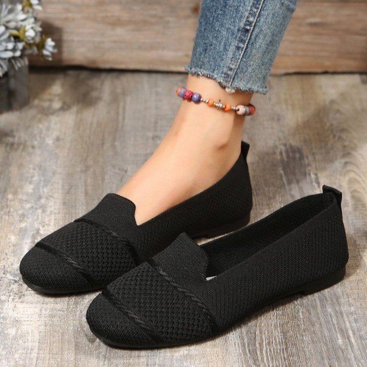 Round Toe Soft Sole Slip On Loafer Ballet Flats