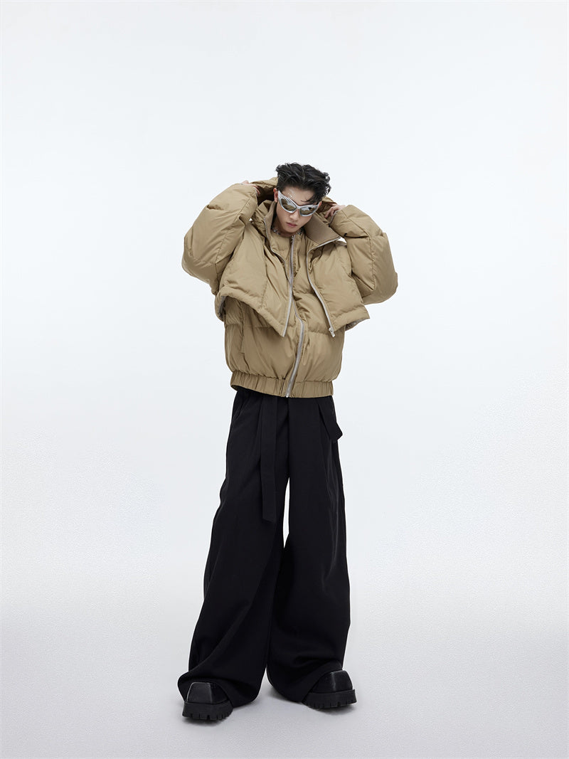 Two Design Hooded Coats