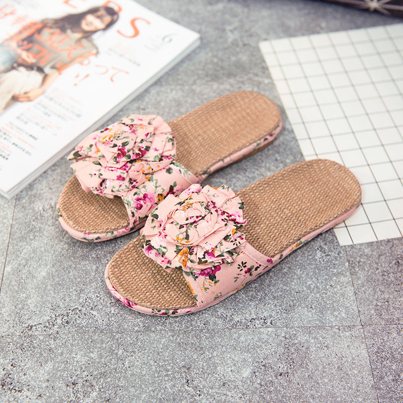 Floral Slippers