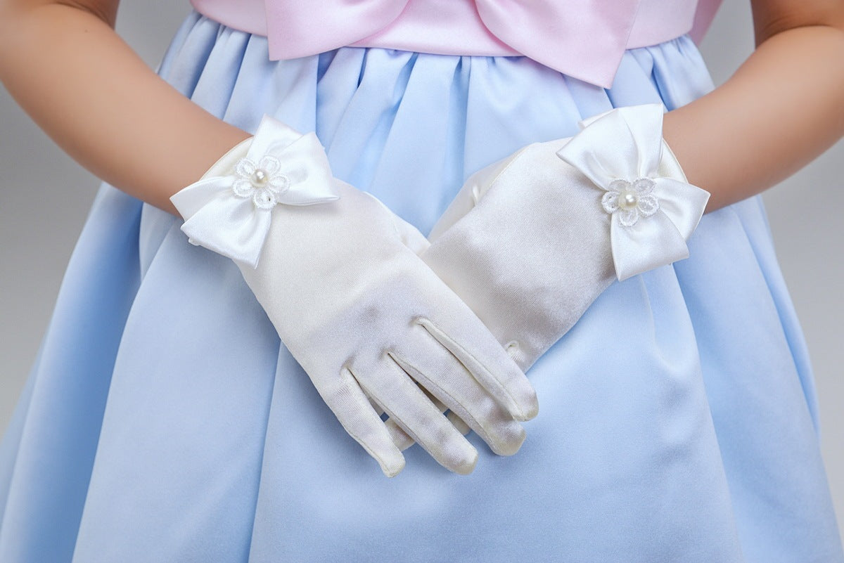Bowknot Long Gloves