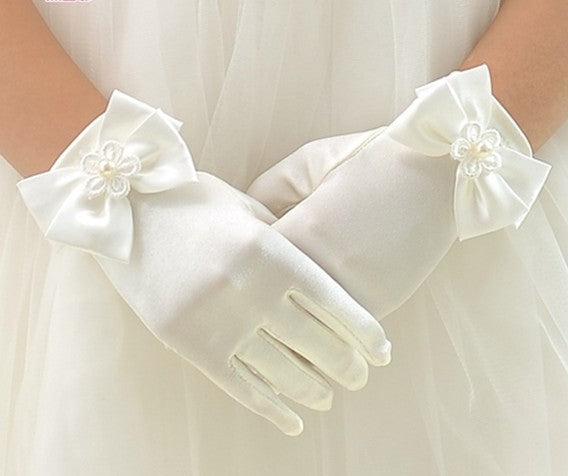 Bowknot Long Gloves
