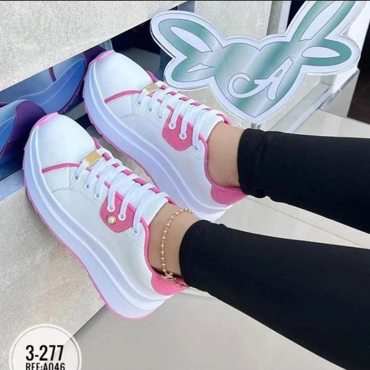 Women's Platform Lace-up Shoes