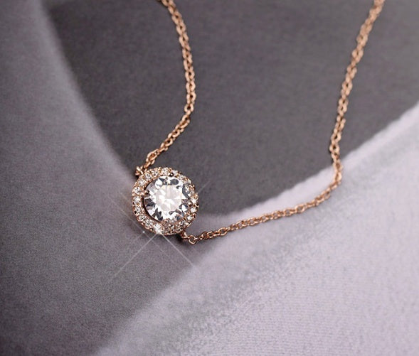 Round Crystal Anklet