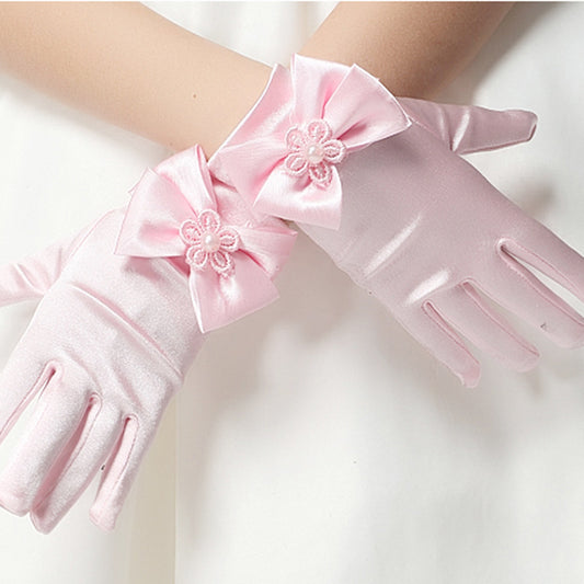 Bowknot Long Gloves