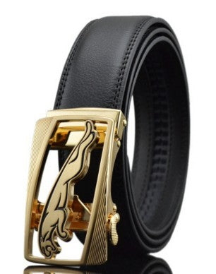 Automatic Buckle Leather Belts