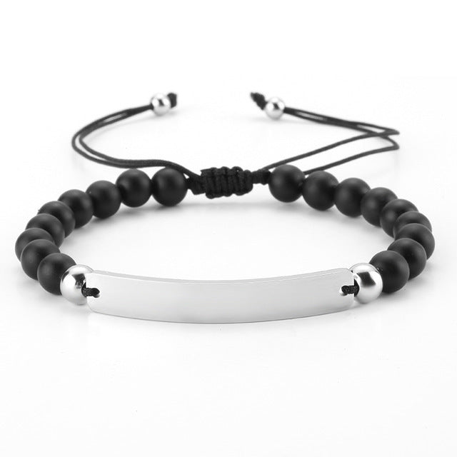 Beaded Adjustable Bar Bracelets