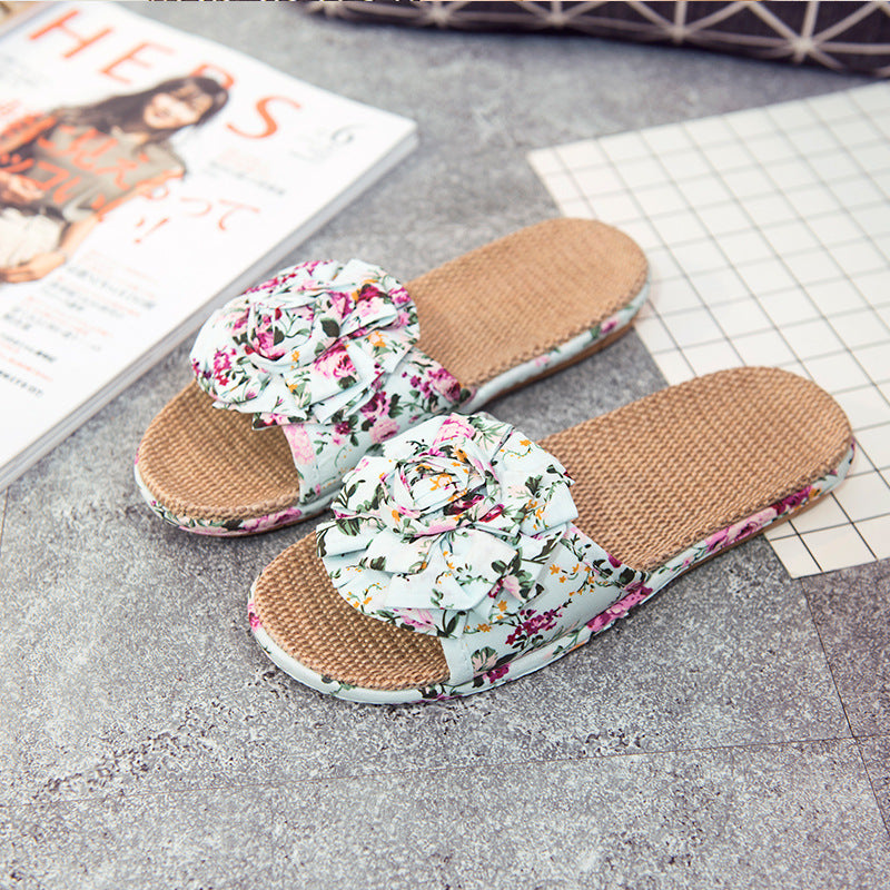 Floral Slippers