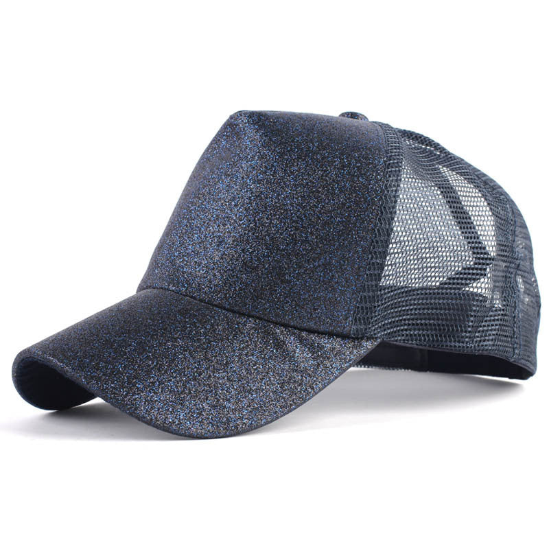 Sequins Ponytail Baseball Caps