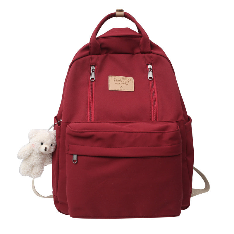 Cool Double Zipper Tote Backpacks