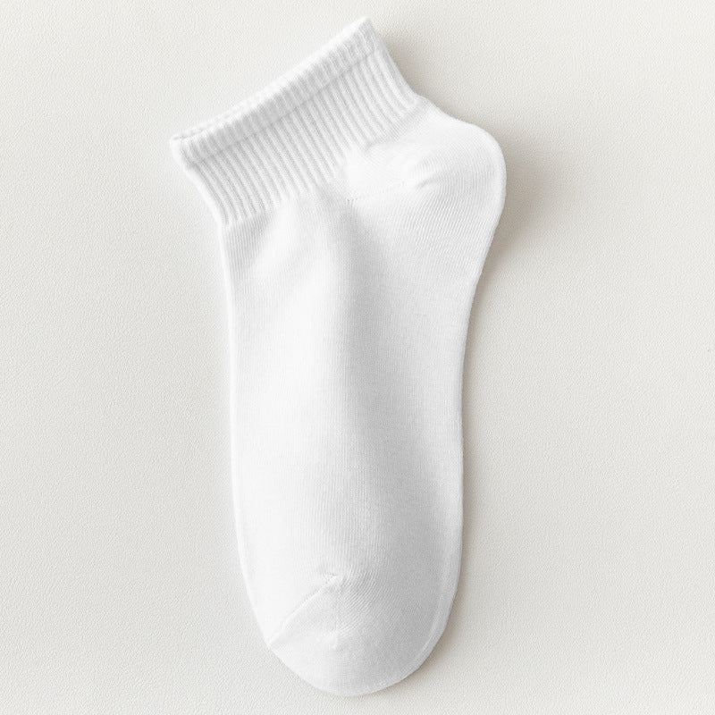 Ladies Summer Thin Polyester Cotton Boat Socks