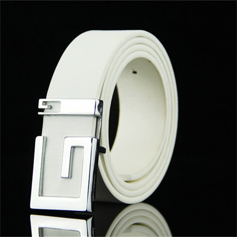 Fashionable And Simple Smooth Buckle Belts