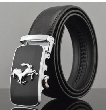 Automatic Buckle Leather Belts