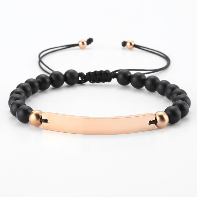 Beaded Adjustable Bar Bracelets