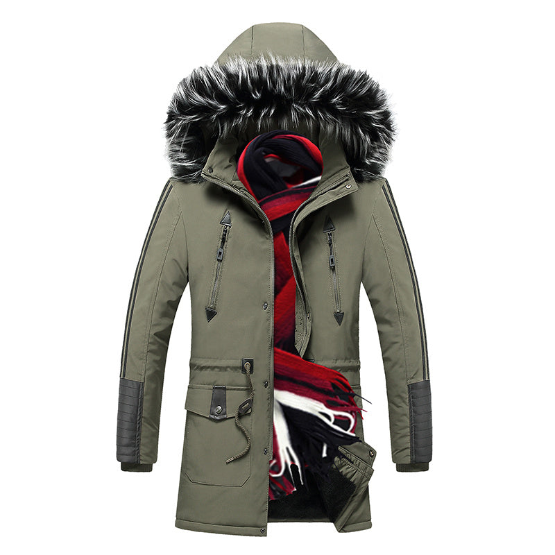 Fur Collar Hooded Coats