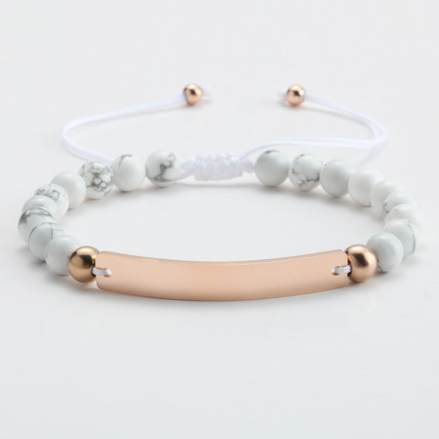 Beaded Adjustable Bar Bracelets
