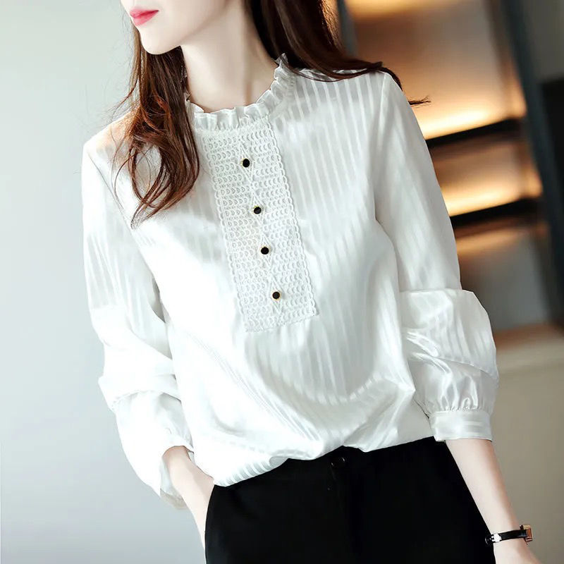 Women’s Niche Striped Long Sleeve Shirt