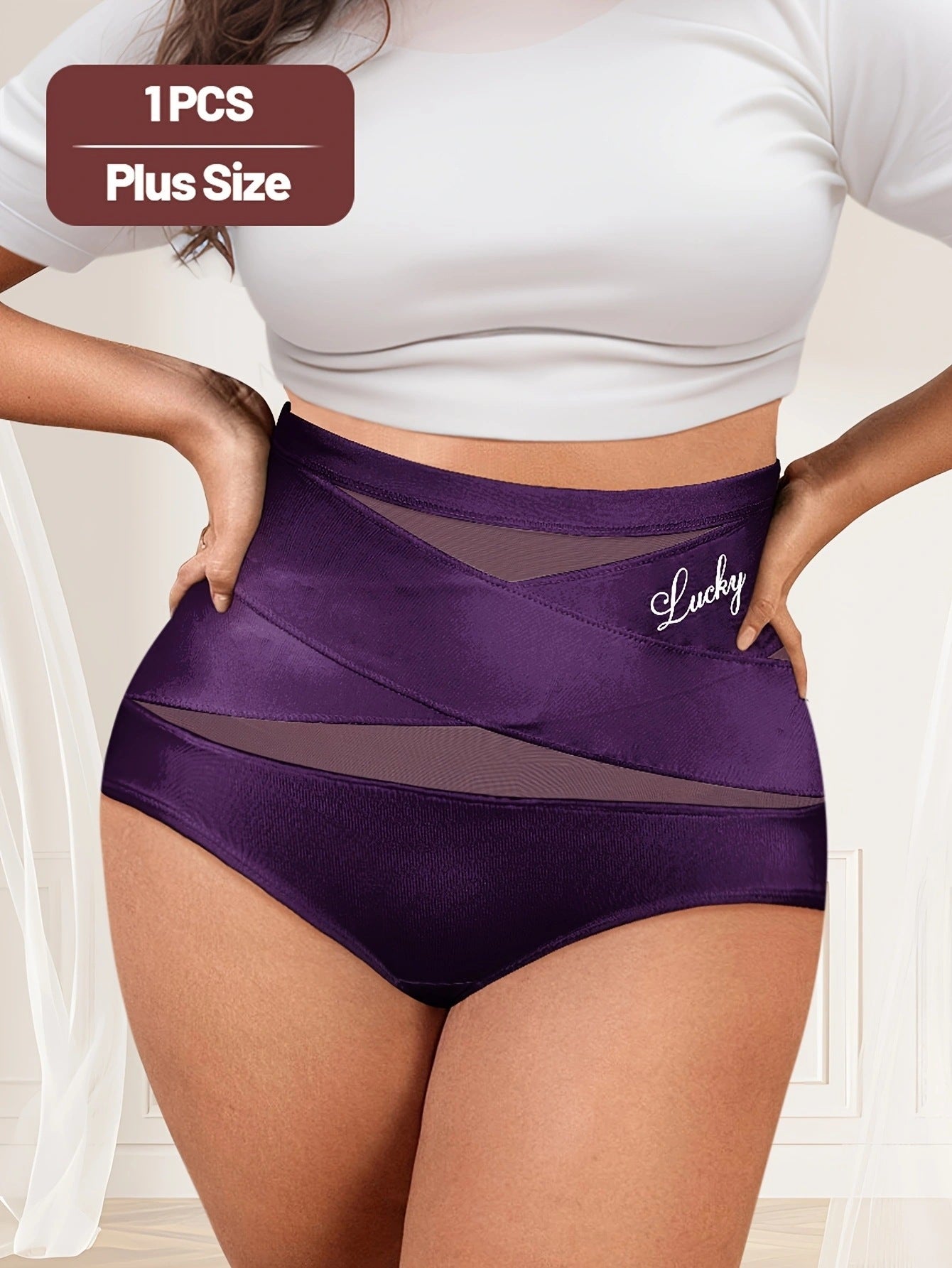 Lucky High Waist Seamless Belly Contracting Glutes Lift Briefs